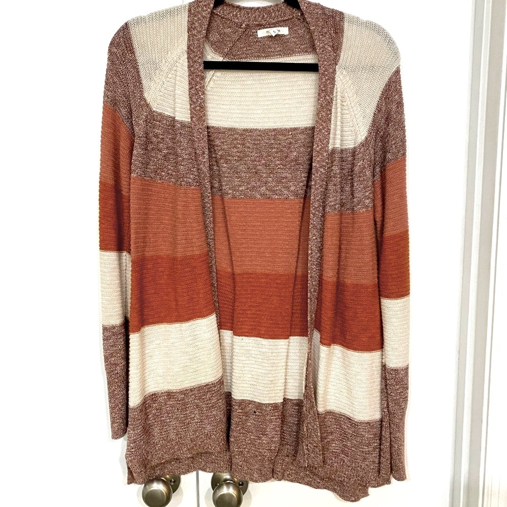 Small Color block Cardigan